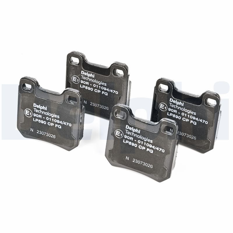 Plaquettes de frein Delphi LP590 pour Opel Vectra B et Omega B