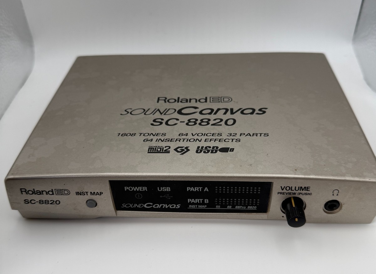 Roland SC-8820 Sound Canvas MIDI Sound Module USB SC8820 - Japan Roland SC-8820 Sound Canvas MIDI Sound Module USB SC8820 - Japan