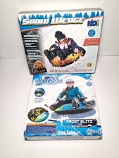 H2OGO 48" Snow Wedge  39" Frost Blitz Sledding Snow Tubes Both New In Box 