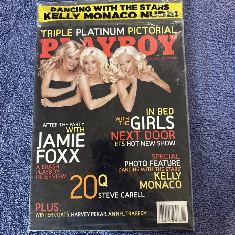 PLAYBOY MAGAZINE NOVEMBER 2005, THE GIRLS NEXT DOOR, HOLLY, KENDRA, SEALED NEW