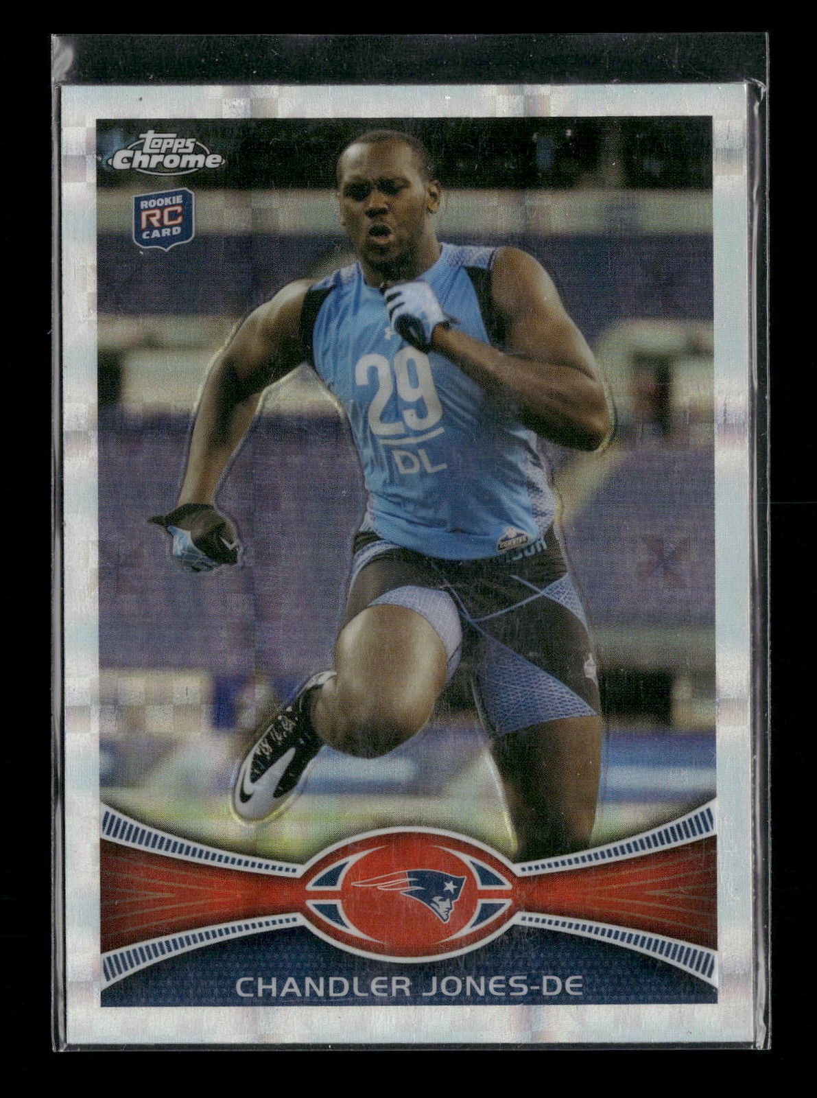 2012 Topps Chrome #140 Chandler Jones Xfractors New England Patriots