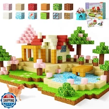 VigorFun Magnetic Blocks, Courtyard Magnet World Building Set- ST