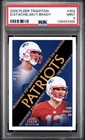 2000 Fleer Tradition Tom Brady Dave Stachelski RC #352 PSA 9 Mint Patriots