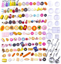 150Pcs Miniature Food Drink Bottles Adults Dollhouse Soda Pop Cans Pretend Play