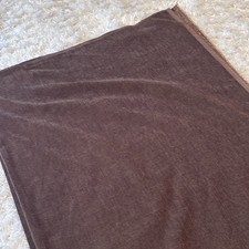 6.5 Yds Dark Brown Velour Upholstry Fabric HEAVY No stretch 56 Wide X 36 10lbs