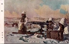 Teiji Takai “Gaze” WW2 Japanese Military Art Postcard #7045