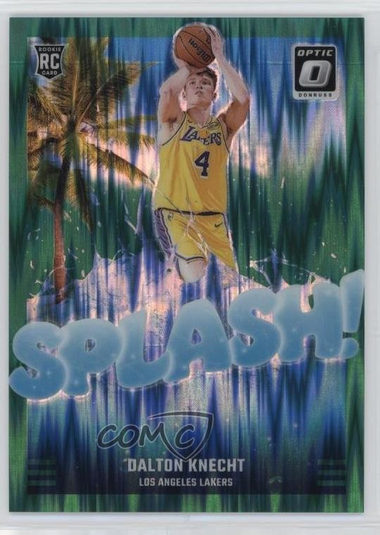 2024 Panini Donruss Optic Splash! Green Shock Prizm /149 Dalton Knecht Rookie RC