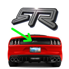 One 1 Rtr Emblem Fits Ford Mustang Rear Deck Lid Badge Nameplate Logo Decal