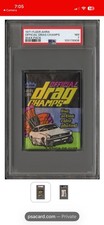 1971 Fleer Ahra Official Drag Champs Wax Pack - Psa 7 Rare