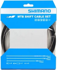 Shimano MTB Bike Shift Cable Set Black Housing Stainless OT-SP41S for Derailleur