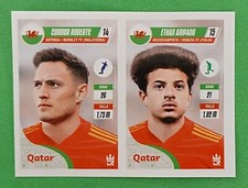 2022 3R Qatar World Cup FIFA  #097 CONNOR ROBERTS / ETHAN AMPADU Wales Sticker