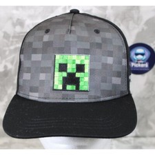 MINECRAFT Nintendo PS5 Video Game Creeper Logo Youth 2021 HAT Cap