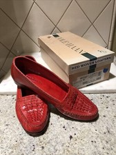 Cole Haan N Air Red Patent Leather Loafers Sz 7N EUC Vintage