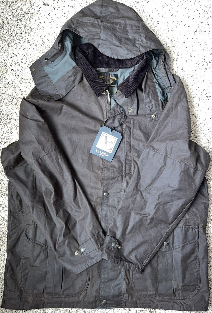 FILSON Cover Cloth Woodland Jacket Cabin Large New With Tags FILSON Cover Cloth Woodland Jacket Cabin Large New With Tags