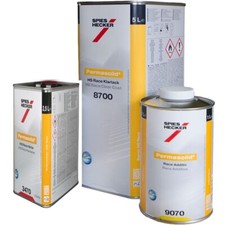 Spies Hecker Klarlack Set Race Klarlack 8700+Härter 3470 +Additiv 9070 8,5 Liter