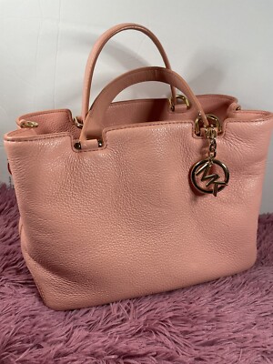 MICHAEL KORS ANABELLE MEDIUM TOP ZIP TOTE / PALE PINK