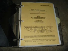 ATEC Grove AT422-T All Terrain Crane Factory Parts Catalog Manual