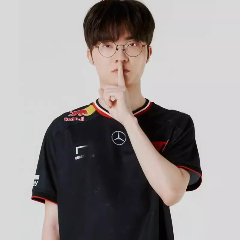 T1 UNIFORM LCK2025 FAKER ジャージ 黒 LoL] 2025 T1 Uniform Jersey – T1 Shop
