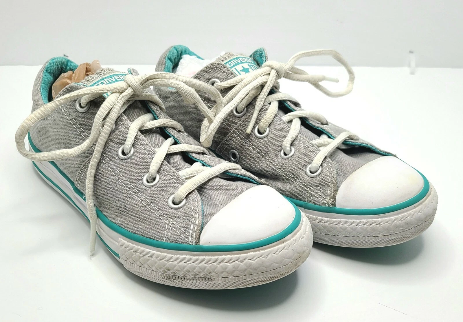 Sneakers Converse Chuck Taylor All Stars grigio bianco acqua 654886C taglie 2