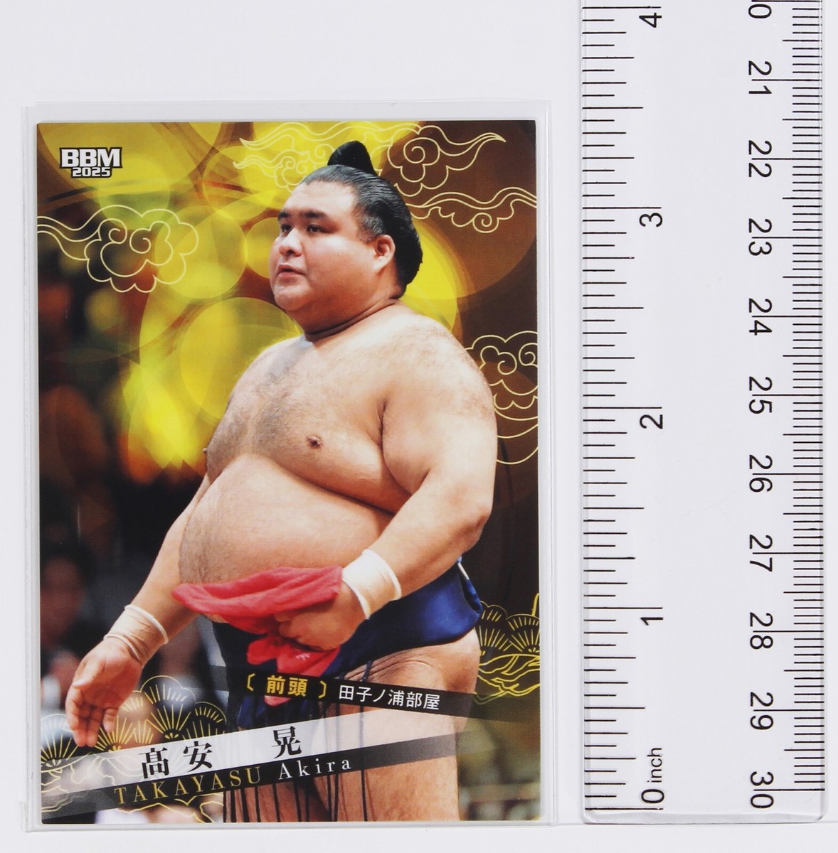 TAKAYASU AKIRA (Maegashira) - 2025 BBM Sumo Wrestling Trading Card