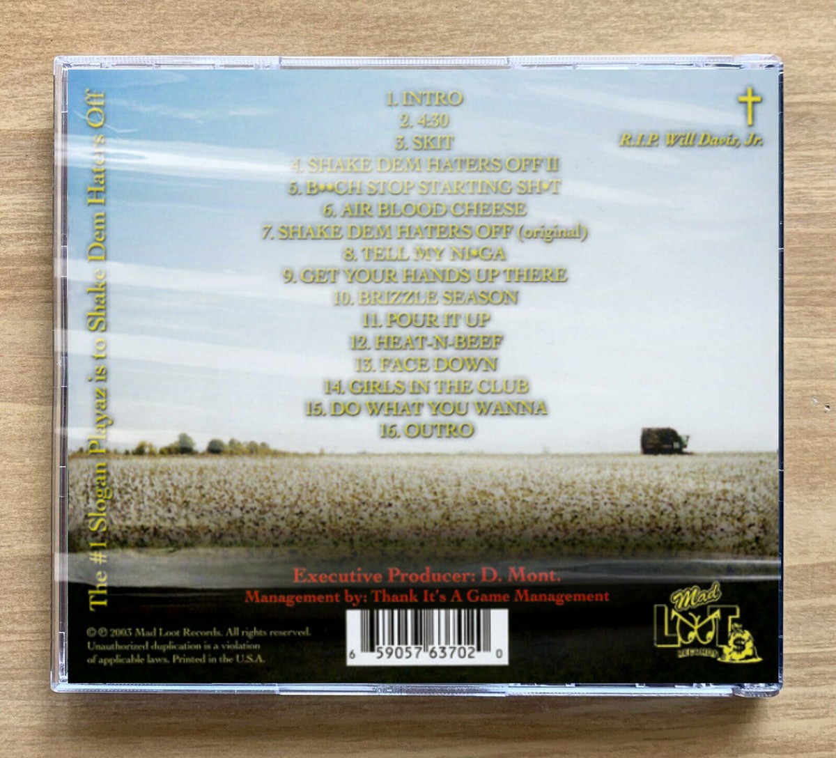 MississippiDownSouth Playaz×2Mentality Playaz Mentality by Mississippi Down South Playaz (CD 1999