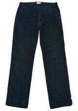 J.Lindeberg Men's Corduroy Pants High Rise Straight Leg Trouser Size 33 Navy