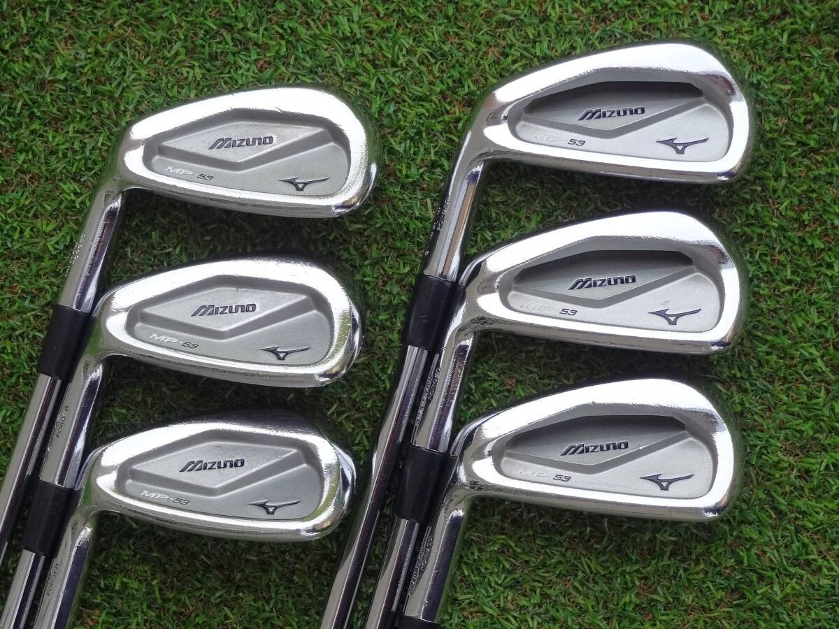 Left Hand Golf Clubs Irons Mizuno MP-53 Lefty Iron 5-9 Pw 6pc Set