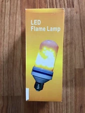 LED Flame Effect Light Bulb- Simulated Nature Fire Flicker Lamp, E26 USA Base
