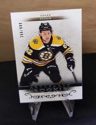 Upper Deck 2021-22 Artifacts #183 - Oskar Steen - Rookie /999 - Bruins