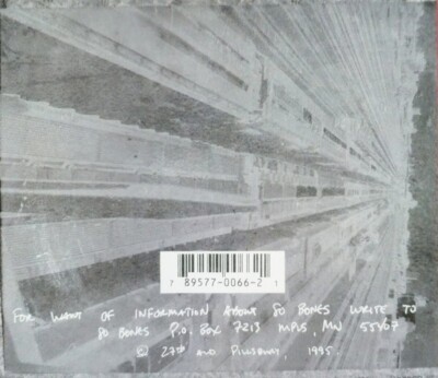 ダイヤモンド WEST OF LEISURE 80 Bones CD RARE OOP 1990s MINNEAPOLIS ALT ROCK
