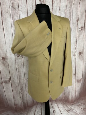 Magee Goldgelb Delta P2 Blazer 38R Herren Wolle Hochzeit LESEN