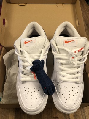 Nike SB Dunk Low Pro ISO Orange Label White/ Navy CZ2249 100 Size 9.5 | eBay