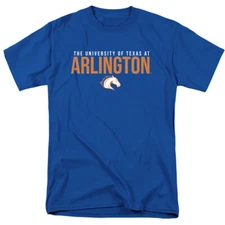 University of Texas at Arlington Adult T-Shirt Stacked, Royal Blue, S-5XL