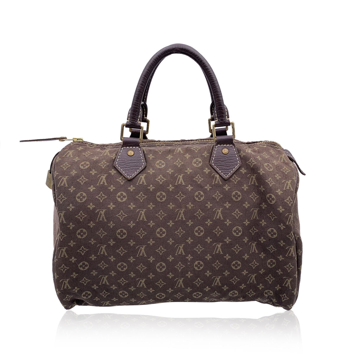 Authentic Louis Vuitton Brown Idylle Monogram Mini Lin Authentic Louis Vuitton Brown Idylle Monogram Mini Lin