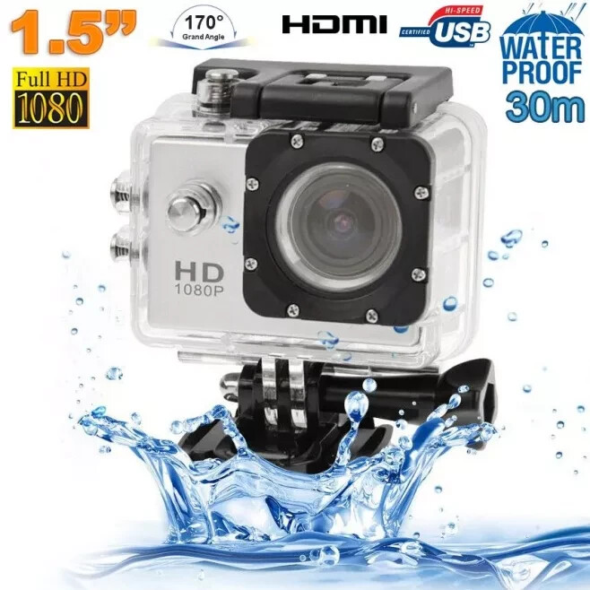 Caméra sport étanche ultra grand angle 170 degrés pour des panoramas parfaits