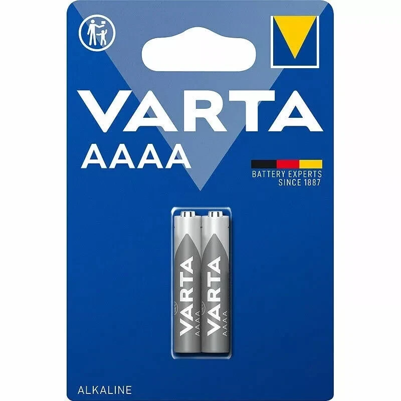 2x Varta Alkaline-Batterien AAAA 1,5V LR61 – Neu im Doppelblister - Bild 1 von 1