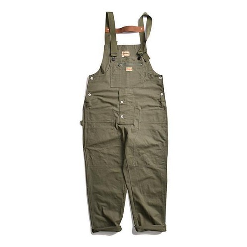 Monos Retro Para Hombre Estilo Japonés Monos Pechera Pantalones Colgantes Sueltos Pantalones - Imagen 19 de 20