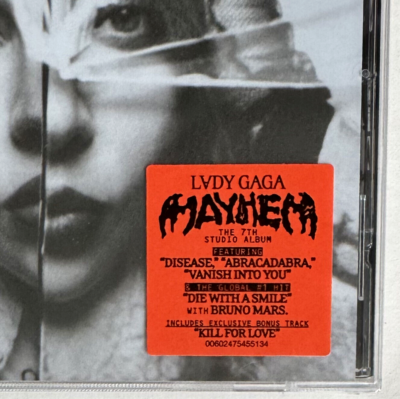 LADY GAGA * MAYHEM * HMV LIMITED EDITION ALTERNATE ART 2x YELLOW