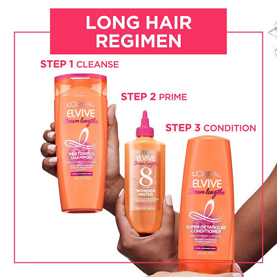 Elvive Dream Lengths Shampoo and Conditioner Kit, Paraben Free, 1 Kit