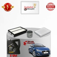 Set Service 3 Filter Und ÖL Hyundai I30 III 1.4 103KW 140CV Von 2016->