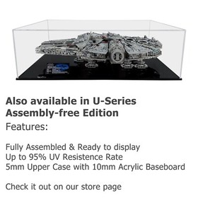 SONGLECTION&reg; Display Case for LEGO Millennium Falcon #75192 (Horizontal)