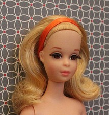Reproduction Orange Headband Made For No Bangs Francie Colors
