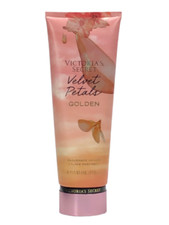 VICTORIA  S SECRET VELVET PETALS GOLDEN FRAGRANCE BODY LOTION CREAM 8 oz New