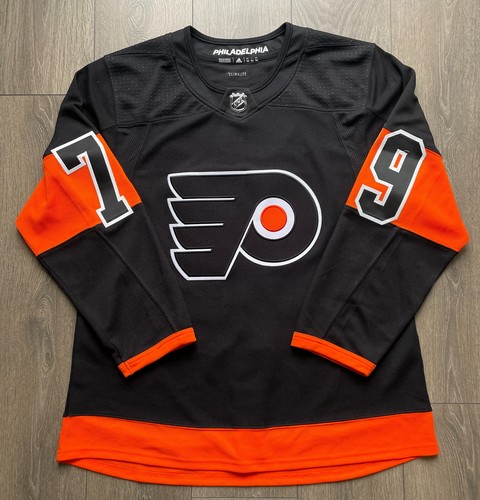 Adidas Philadelphia Flyers Carter Hart #79 Authentic Black Jersey Size 54