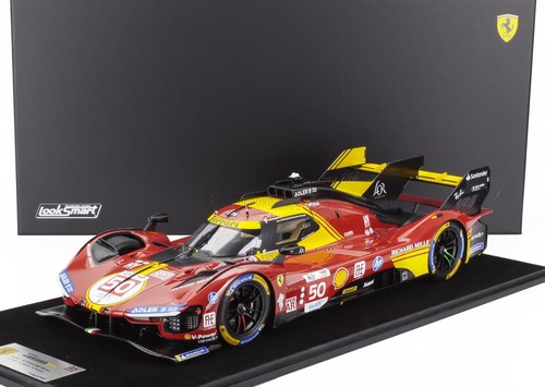 Looksmart FERRARI 499P 3.0L TURBO V6 WINNER 24h LE MANS 2024 #50 1/12 Scale New! - Picture 2 of 9