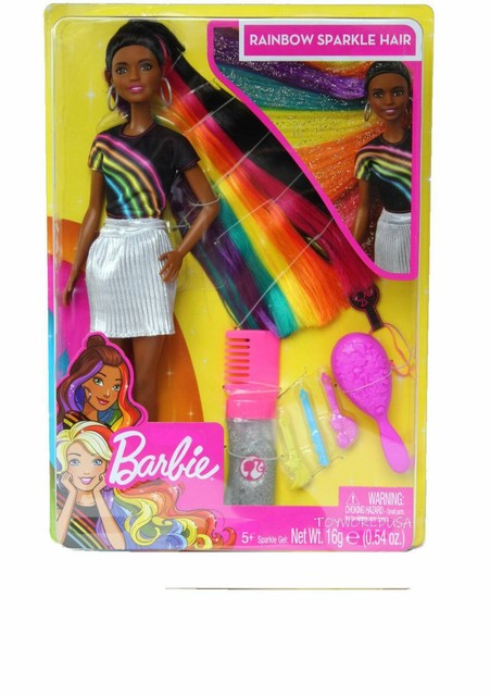 barbie rainbow hair