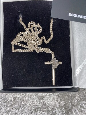 dsquared cross necklace