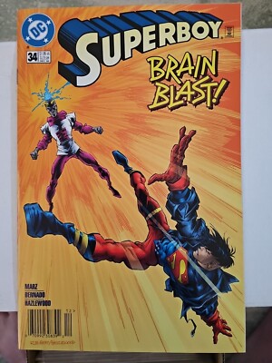 SUPERBOY #34 --- GOING MENTAL! HI-GRADE! DC Comics! 1996! NM