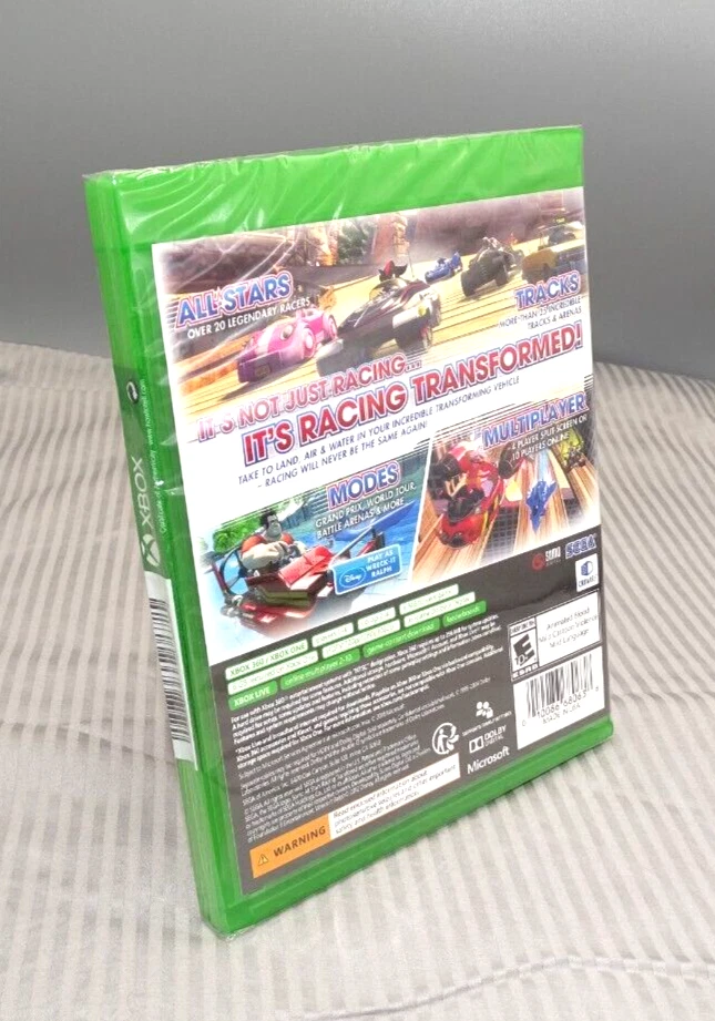 Sonic & All-Stars Racing Transformed Microsoft Xbox 360/ONE Brand New **SEALED** - Image 2 of 3