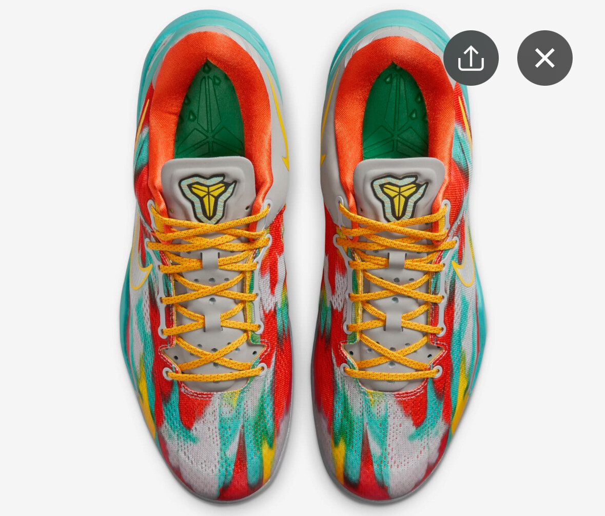 シューズ(男性用) Nike Kobe 8 PROTRO Venice Beach Nike FQ3548-001 Kobe 8 Protro Venice Beach Mens Lifestyle